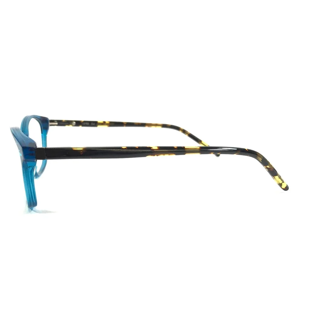 Tom Davies Eyeglasses Frames TD702 Col. 1929 Clear Blue Tortoise 53-15-140